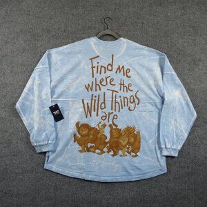 Where The Wild Things Are Spirit Jersey Mens XXL Blue Tie Dye Mineral Wash